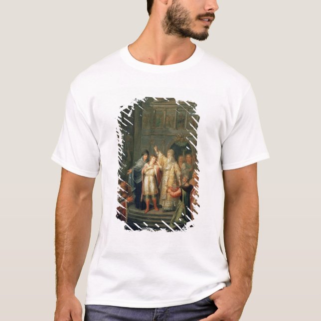 Camiseta A eleição do Tsar Michael Romanov (Frente)