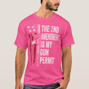 Camiseta A Emenda Do Segundo É A Minha Licença De Arma Engr