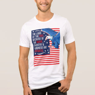 Camiseta A empatia e a bondade são Patriotas