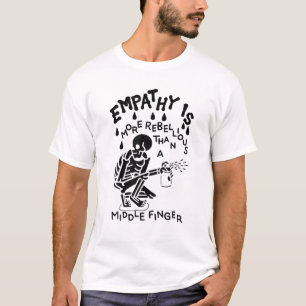 Camiseta A Empatia É Mais Rebelde Do Que Um Dedo Médio, S