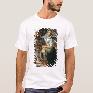 Camiseta A empregada doméstica da cozinha (com cristo, Mar