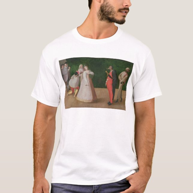 Camiseta A empresa do dell'Arte de Commedia (Frente)