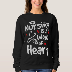 Camiseta a enfermagem é um trabalho do coração para um trab