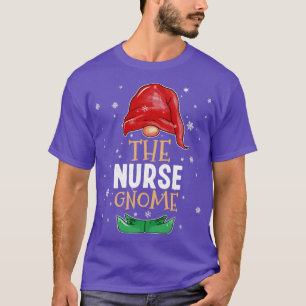 Camiseta A enfermeira Gnomo Family Correspondendo às roupas