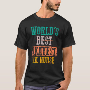Camiseta A Enfermeira Vintage Engraçada No Mundo Mais Okaye