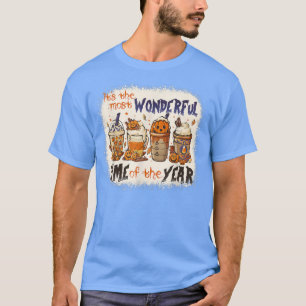 Camiseta A Época Mais Maravilhosa Do Ano Do Halloween Branq