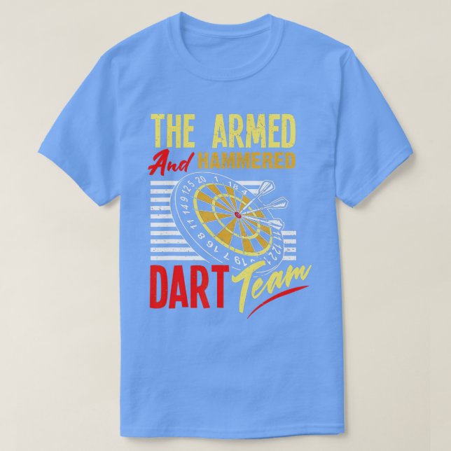 Camiseta A Equipe Armada E Hammered Dart (Frente do Design)
