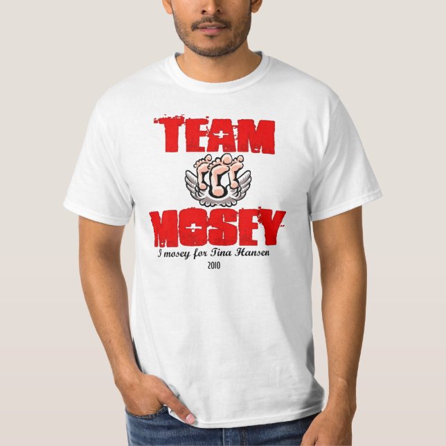 Camiseta A equipe da cruz vermelha Mosey (Frente)