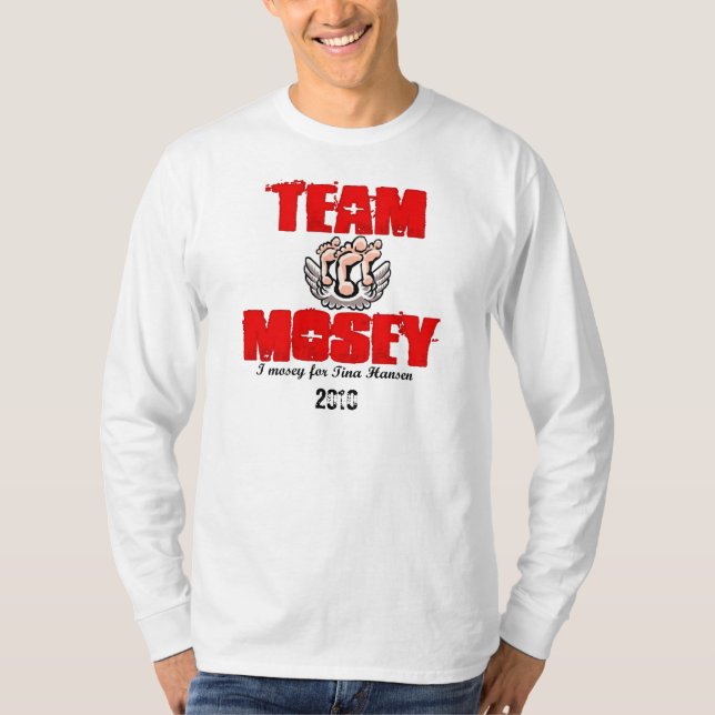 Camiseta A equipe da cruz vermelha Mosey a Capa longa (Frente)