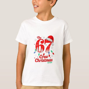 Camiseta A Equipe de Natal 67 Edição Six Seven Brainrot