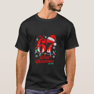 Camiseta A Equipe de Natal 67 Edição Six Seven Brainrot  