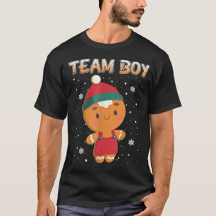 Camiseta A Equipe De Pão De Natal, Garoto, Revelação De Gên