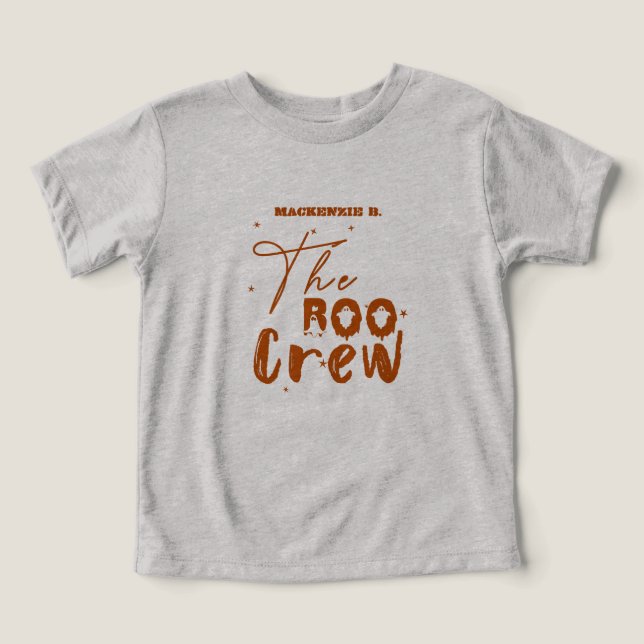Camiseta A Equipe do Boo Fantasma de Halloween (Design frontal)