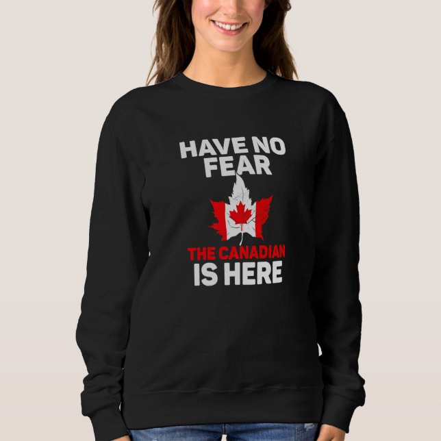 Camiseta A Equipe Do Canadá Não Tem Medo De Que O Canadense (Frente)