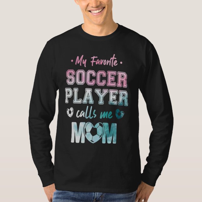 Camiseta A Equipe do Jogador de Futebol Limpa a mamãe Goali (Frente)