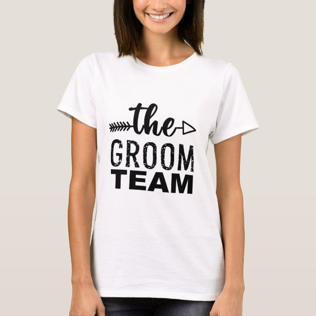 Camiseta A Equipe do Noivo (Frente)