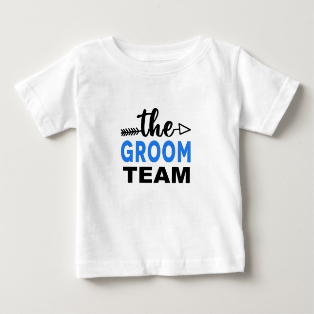 Camiseta A Equipe do Noivo Azul (Frente)