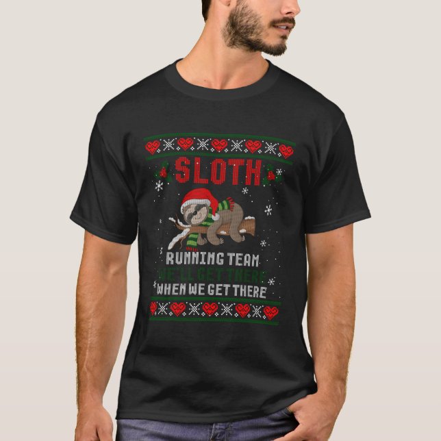 Camiseta A Equipe Que Vai Correr Vamos Chegar Lá Feia (Frente)