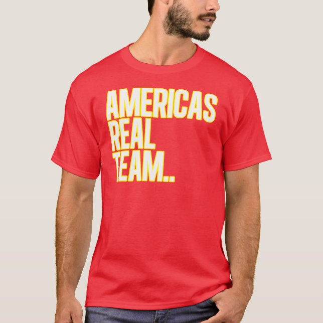 Camiseta A equipe real de América (Frente)