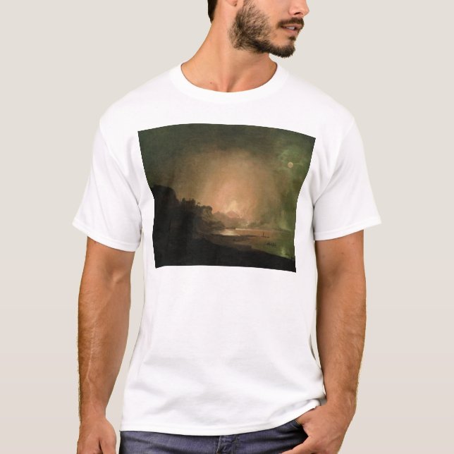 Camiseta A erupção do Monte Vesúvio (Frente)
