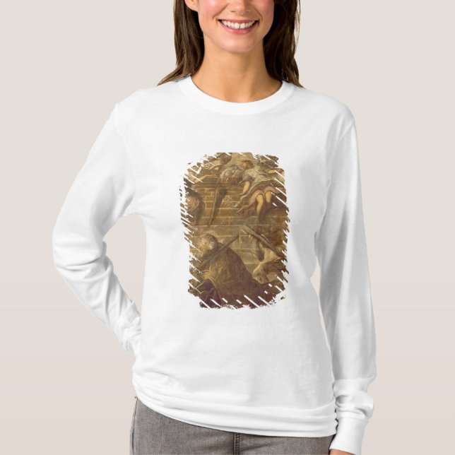 Camiseta A escada de Jacob (óleo em canvas) (Frente)