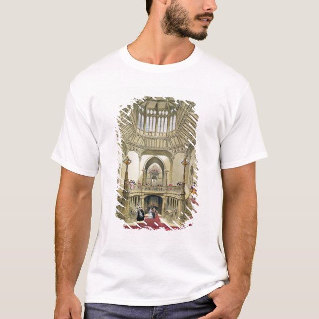 Camiseta A escadaria grande, castelo de Windsor, 'de um (Frente)