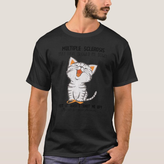 Camiseta A Esclerose Múltipla Pode Ter-Me Reduzido (Frente)