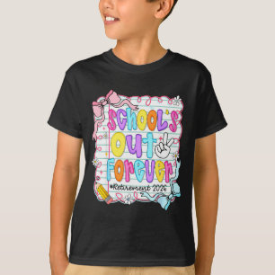 Camiseta A escola acabou para a aposentadoria de 2026 apose