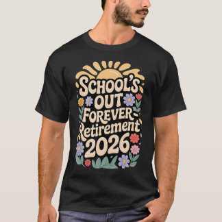 Camiseta A Escola Acabou para Sempre Aposentadoria 2026 Apo