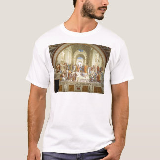 Camiseta A escola do fresco de Atenas por Raffaello Sanzio
