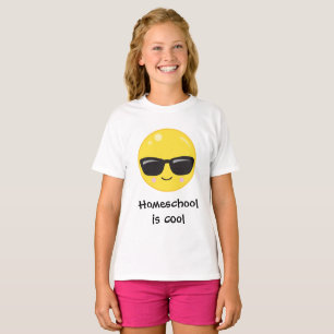 Camiseta A escola é a Legal Sunshade Emoji