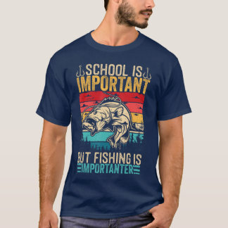 Camiseta A Escola é Importante Mas a Pesca é Mais Important