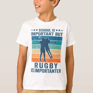 Camiseta A Escola É Importante Mas O Rugby É Importante