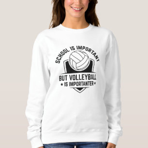 Camiseta A Escola É Importante Mas O Voleibol É Importante
