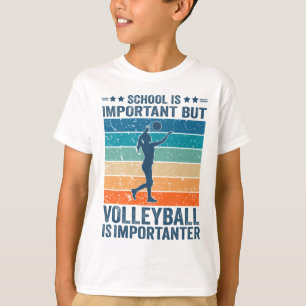 Camiseta A Escola É Importante Mas O Voleibol É Importante