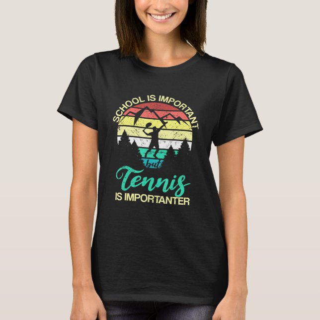 Camiseta A Escola É Importante Mas Tênis É Um Yout Importan (Frente)