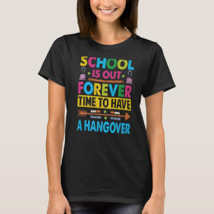 Camiseta A Escola Está Fora Do Tempo Para Ter Um Chá De Pé