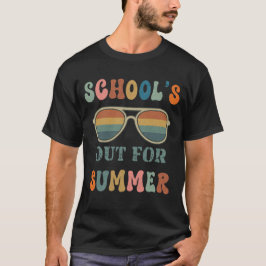 Camiseta A escola está fora no verão