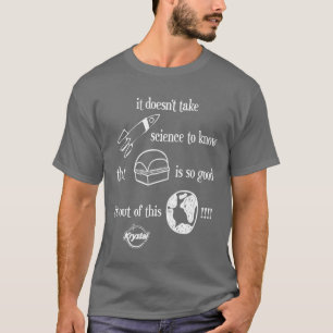 Camiseta A escolha de Krystal - não toma a ciência