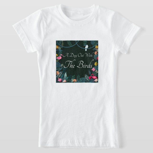 Camiseta A Esfera Floral Sente-Se Um Dia Com As Aves (Postura )