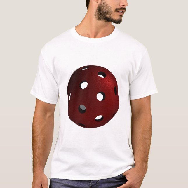 Camiseta A Esfera Vermelha Enigmática (Frente)