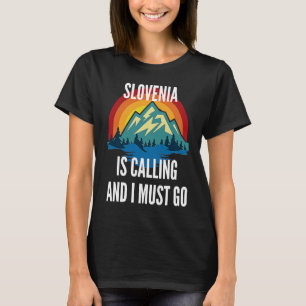 Camiseta A Eslovênia Está A Ligar E Eu Tenho De Ir, Rainbow