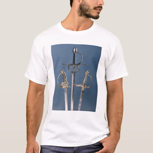 Camiseta A espada do oficial da infantaria (Frente)