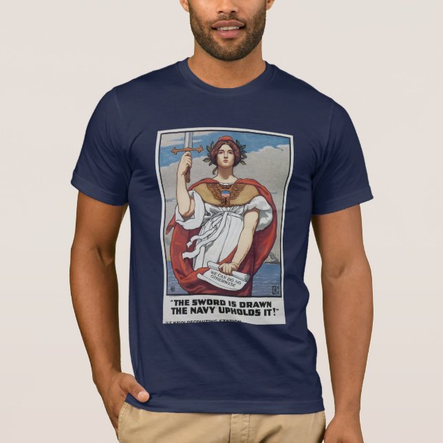Camiseta "A Espada é Desenhada..." (Frente)