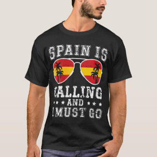 Camiseta A Espanha Das Mulheres Está Ligando E Eu Tenho Que