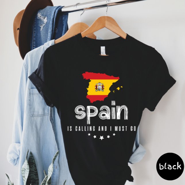Camiseta A espanha Está Ligando E Eu Preciso Ir Para A Cami (Criador carregado)