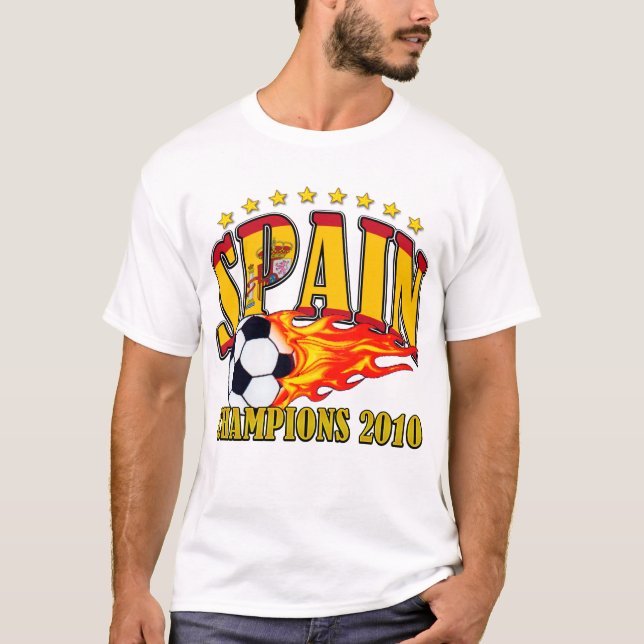 Camiseta A espanha patrocina 2010 (Frente)