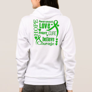 Camiseta A esperança da doença bipolar exprime a colagem