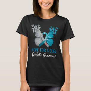 Camiseta A Esperança De Sensibilização Para A Diabetes T