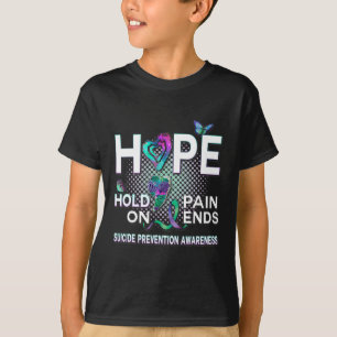 Camiseta A Esperança De Sensibilização Para O Suicídio Espe
